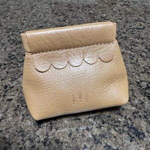Portland Leather Penny Pouch CHAMPAGNE